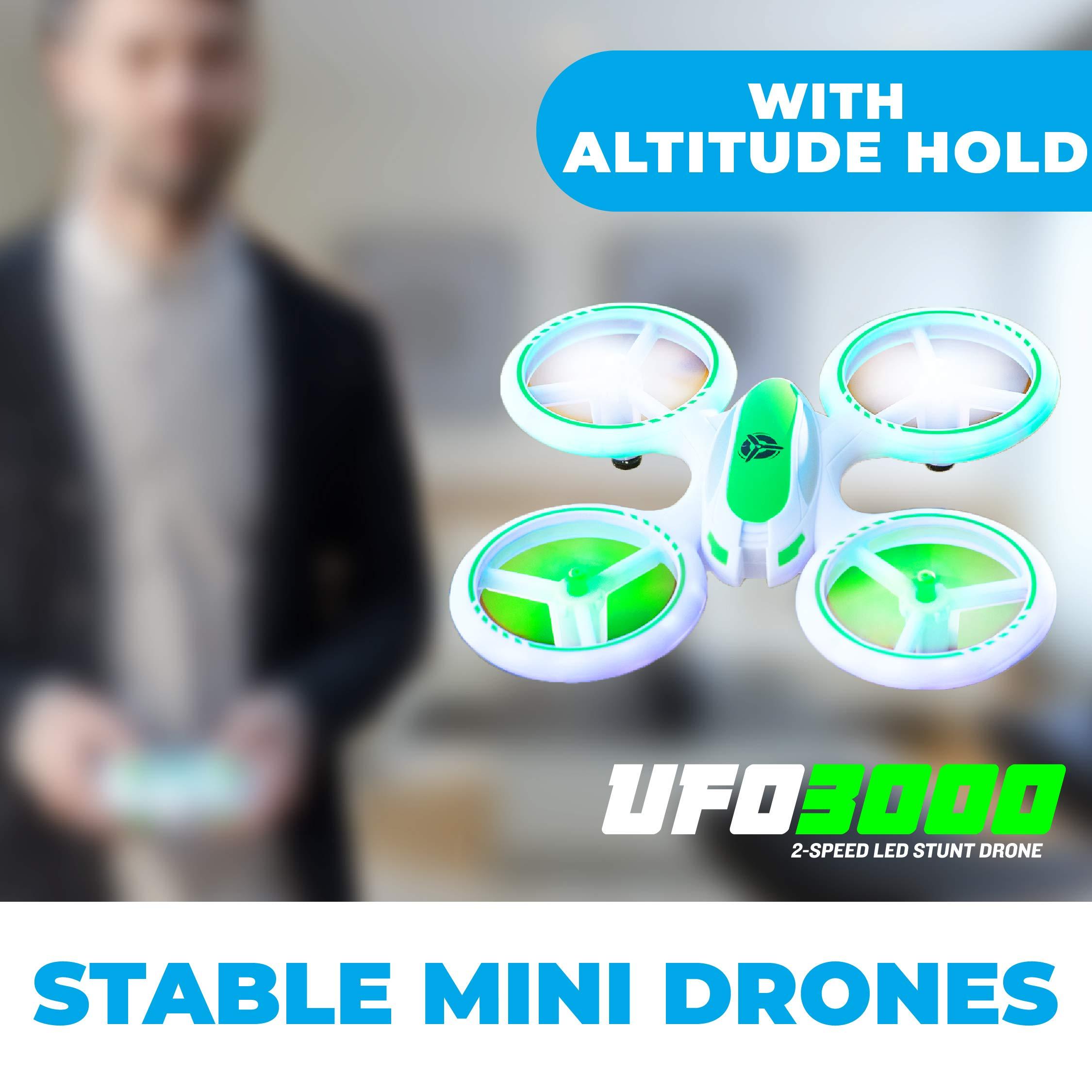 18) Force1 UFO 3000: This beginner-friendly drone features ⁤vibrant LED lights and multiple flying modes, making it an exciting option for ⁤kids and new pilots who want a fun introduction ⁣to flying