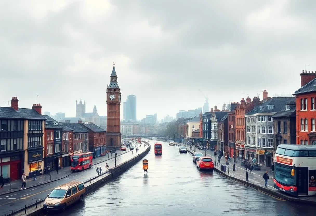 Atmospheric Depictions of London's Diverse Neighborhoods ​Capturing the City's Vibrancy and Contrasts ⁣Over‍ Time