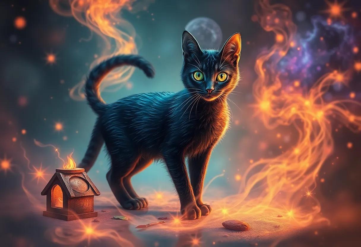 Enchantment and Mystery Intertwined‍ exploring the ⁣Unique Magical ⁣World ​of Spell Cat Through Vivid Imagery and Intricate⁢ Details