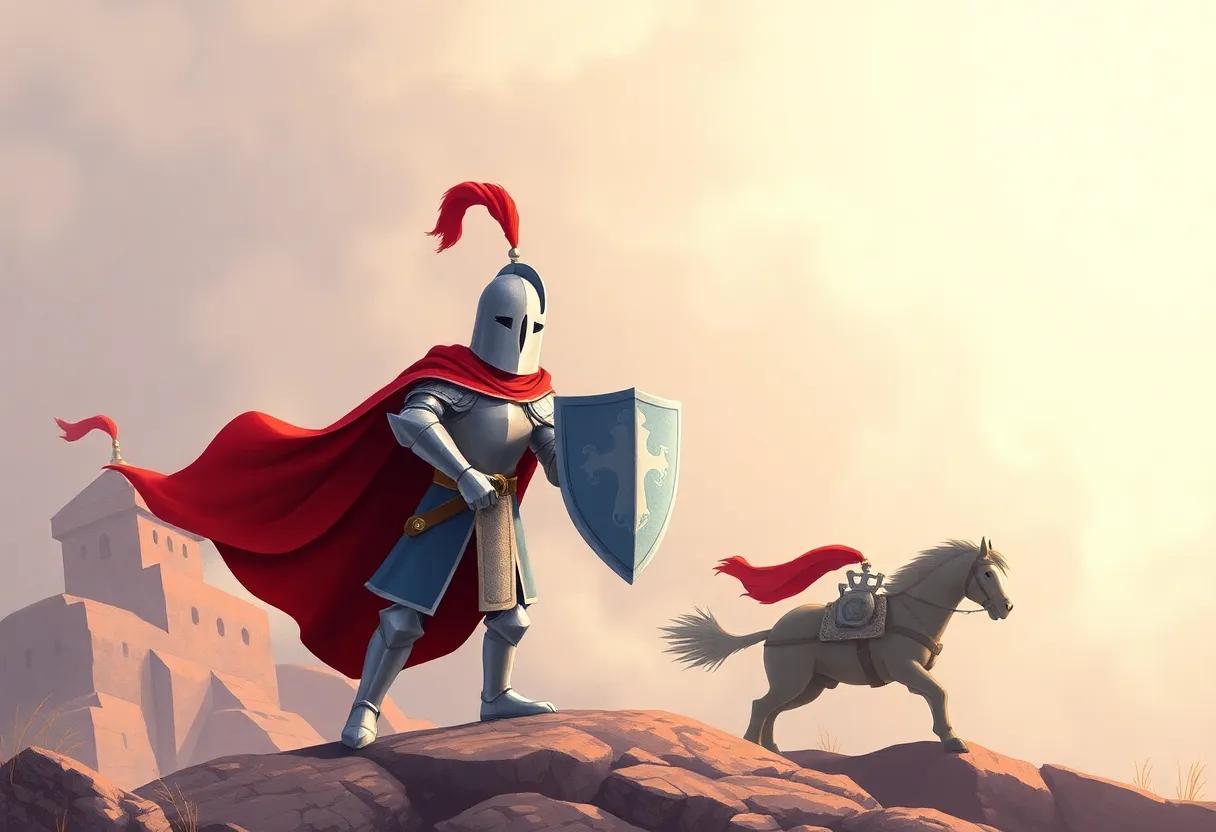 The art Style of Tippy the Knight Brings Medieval Fantasy to Life ⁢for Young Readers