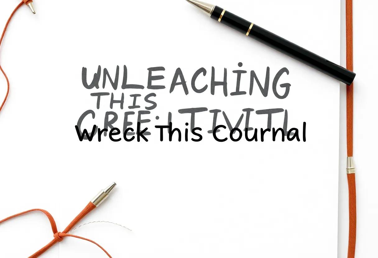 how Wreck This Journal Encourages Embracing Imperfection⁢ and‌ Finding‍ Freedom in Destructive Creativity