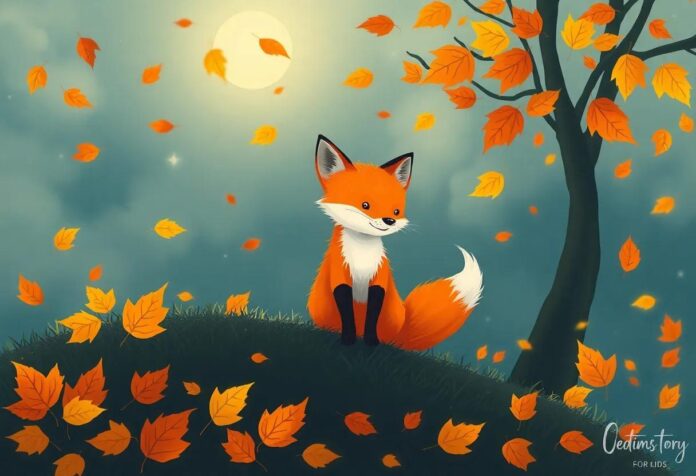 The Little Fox and the Magic Dance of the Falling Autumn Leaves