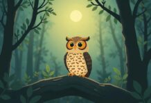 The Little Owl’s Gentle Light: Guiding Children Safely Through the Forests The Little Owl’s Gentle Light: Guiding Children Safely Through the Forests