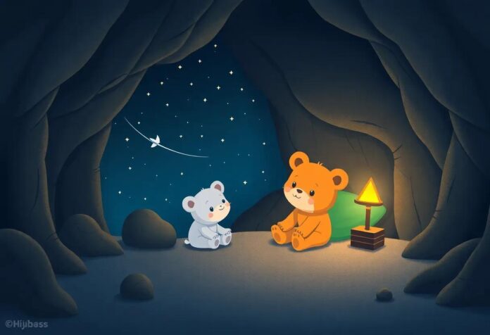 The Curious Cub’s Cave Cuddle: A Gentle Nighttime Adventure Story