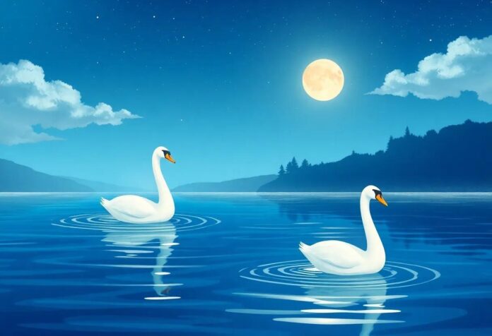 The Swan Who Sailed Across Seven Lakes: A Gentle Bedtime Adventure