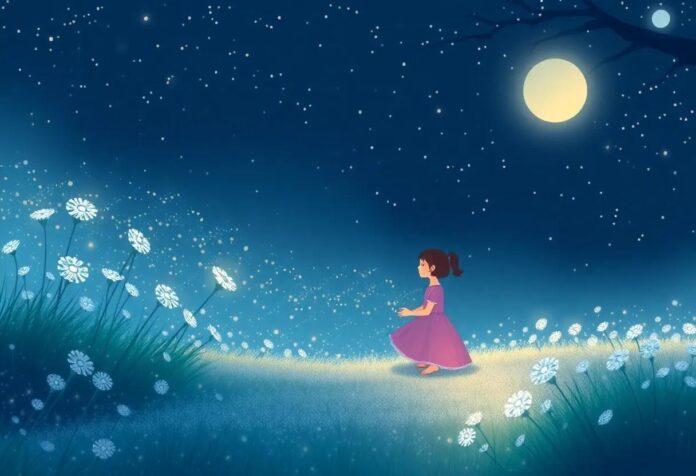 the-girl-who-wove-morning-dew-into-sparkling-diamonds-at-dawn.jpg The Girl Who Wove Morning Dew Into Sparkling Diamonds at Dawn