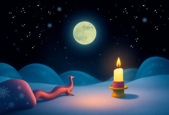 The Enchanted Candle That Brightened the Longest Night of All