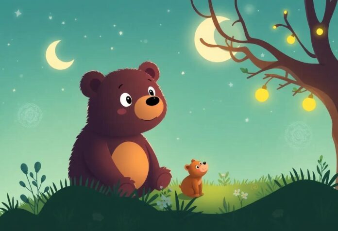 The Bear Who Wandered Into the Enchanted Dream Forest at Night