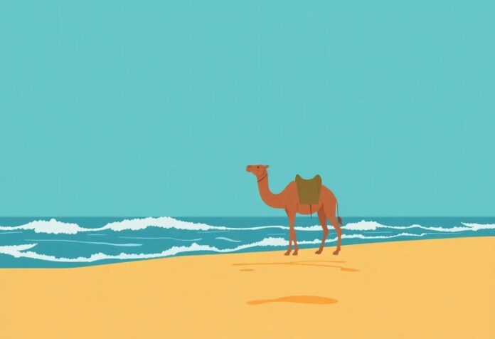The Camel Who Dreamed of Waves: A Desert Tale by the Sea’s Edge