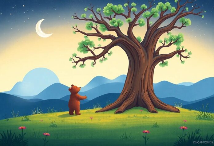 The Bear’s Surprising Adventure: Discovering the Magical Talking Tree