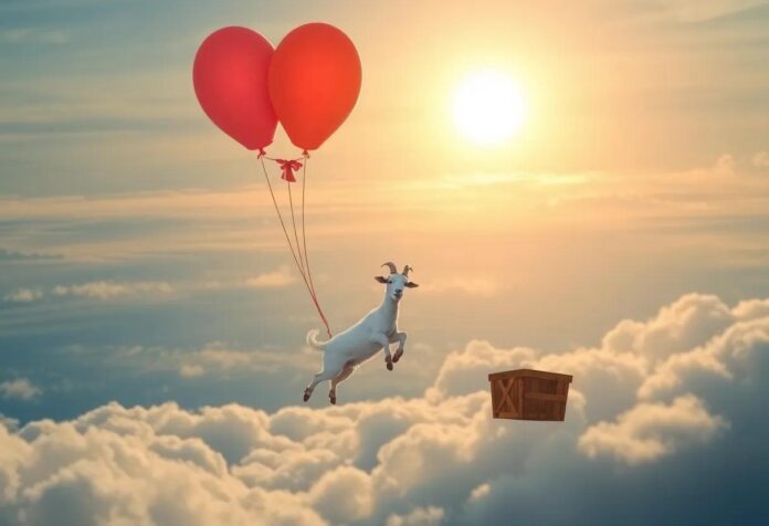 The Goat Who Dreamed to Fly: A Balloon Adventure Beyond the Clouds