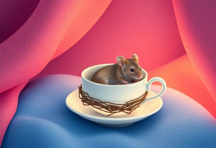 The Mouse Who Found Dreams Inside a Cozy, Whistling Teacup Nest