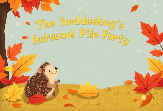 The Hedgehog’s Autumn Leaf Pile Party: A Cozy Tale of Friendship and Fun