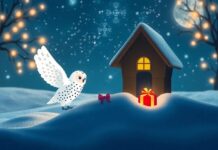 The Snowy Owl’s Enchanted Journey: Unveiling the Secret Gift at Night The Snowy Owl’s Enchanted Journey: Unveiling the Secret Gift at Night