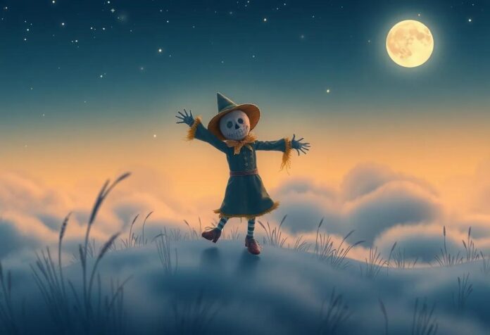 The Scarecrow Who Dreamed of Dancing Under the Moonlit Sky