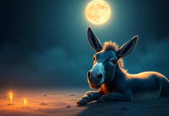The Donkey Who Discovered His Hidden Strength and Bravery at Night
