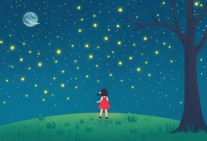 The Girl Who Painted Fireflies: Lighting Up the Night Sky with Magic