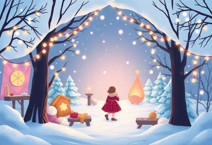 The Girl Who Discovered the Hidden Winter Festival Wonderland