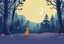 The Dog Who Wandered Into the Enchanted Dream Forest at Night The Dog Who Wandered Into the Enchanted Dream Forest at Night