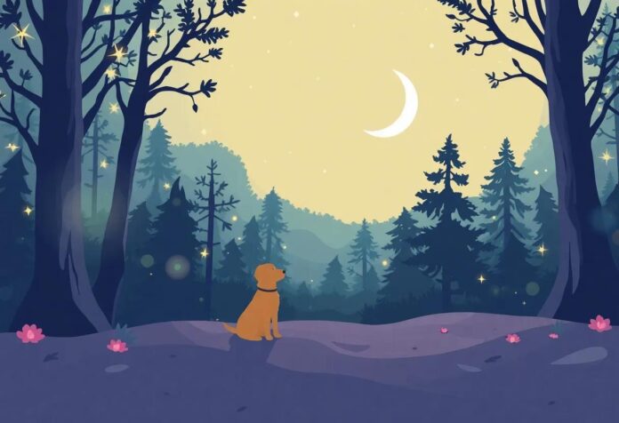The Dog Who Wandered Into the Enchanted Dream Forest at Night