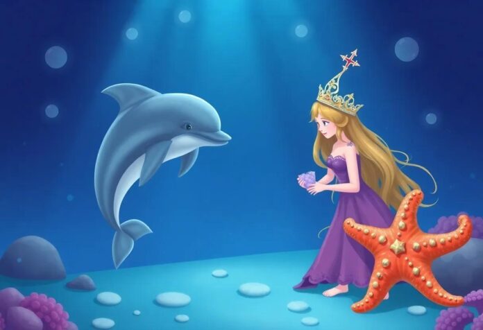 The Dolphin’s Deep-Sea Adventure: Meeting the Enchanted Starfish Queen
