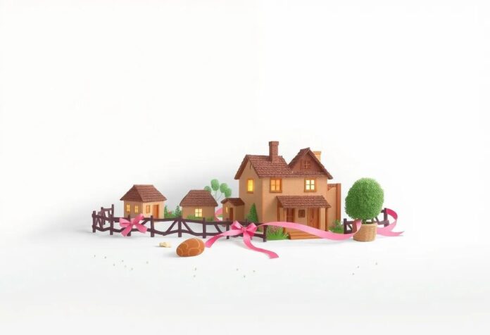 The Easter Ribbon That Wove Joy and Hope Through a Little Village
