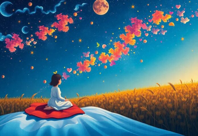 the-girl-who-painted-the-harvest-sky-in-brilliant-colors-before-sleep.jpg The Girl Who Painted the Harvest Sky in Brilliant Colors Before Sleep