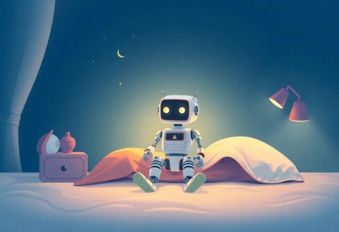 The Little Robot’s Quest: Discovering the Magic of Dreaming at Night