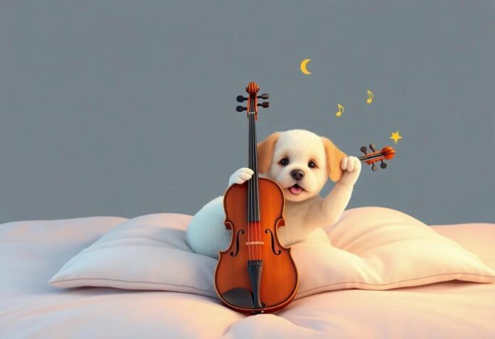 The Puppy and the Magical Violin: A Bedtime Adventure of Melody and Magic
