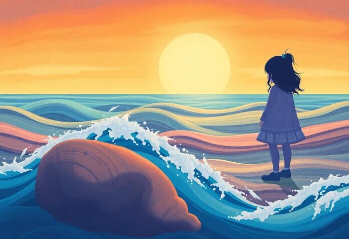 The Girl Who Painted Waves That Could Sing: A Lullaby of Colors and Sound