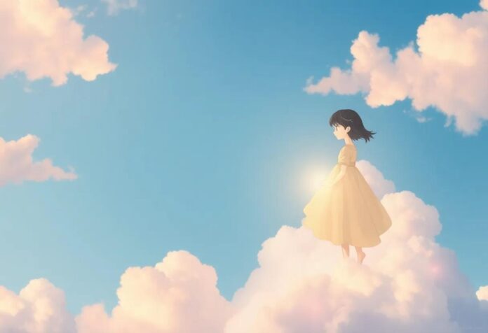 The Girl Who Made Clouds Bloom: A Magical Bedtime Journey in the Sky