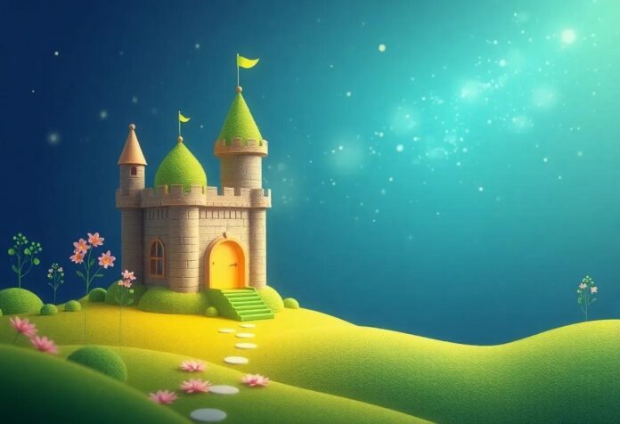 The Little Sprout’s Magical Journey to Building a Sparkling Spring Castle