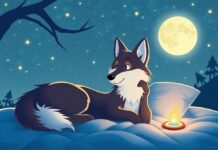 Wally Wolf’s Moonlit Melody: A Soothing Song Beneath the Starry Sky Wally Wolf’s Moonlit Melody: A Soothing Song Beneath the Starry Sky