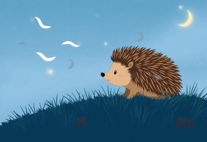 Whispers of Twilight: The Hedgehog’s Journey with the Evening Breeze