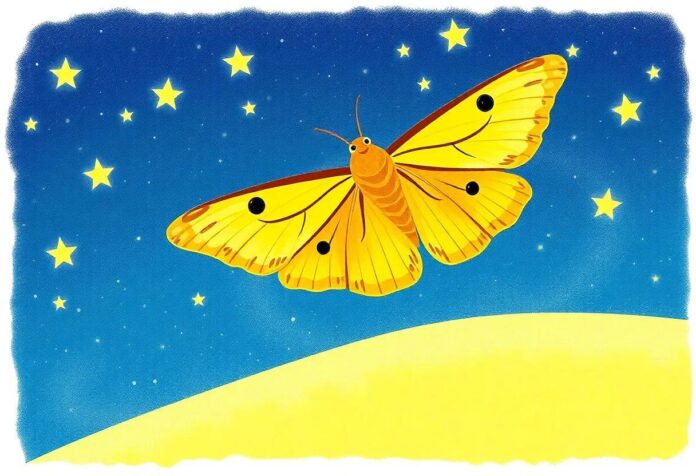The Moth’s Magical Journey: Falling in Love with the Twinkling Stars