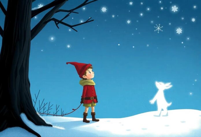 The Boy and the Lost Snow Elf: A Magical Winter Bedtime Tale