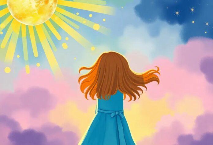 The Girl Who Painted Sunbeams: Brightening Rainy Days with Magic Colors