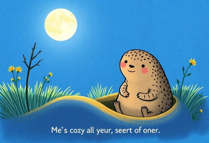 Monty Mole’s Burrow Bliss: A Cozy Adventure Beneath the Moonlight