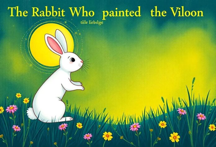 The Rabbit Who Painted the Moon Yellow: A Magical Bedtime Tale