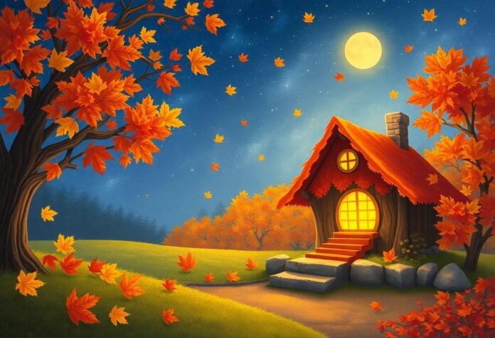 The Autumn Sprite’s Leafy Hideout: A Cozy Tale of Falling Leaves and Magic