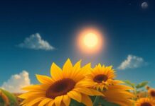 The Sunflower’s Journey: Reaching Out to Touch the Glowing Sun The Sunflower’s Journey: Reaching Out to Touch the Glowing Sun