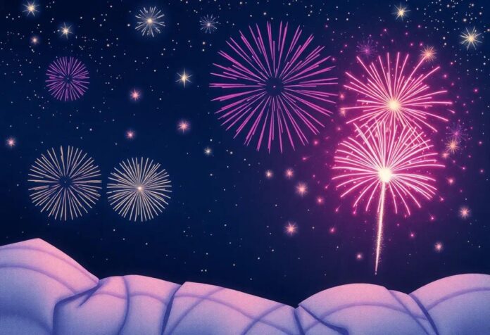 The Enchanted Fireworks: Nighttime Sparks That Unfolded Magical Tales