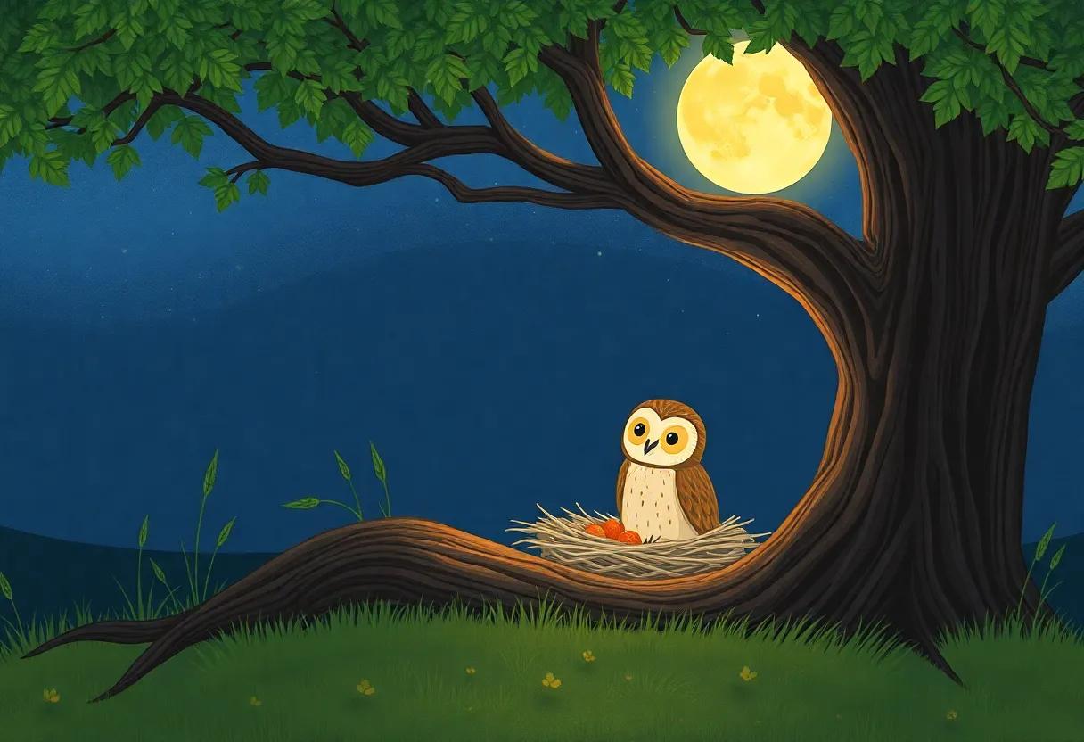 A Cozy Nest Beneath the Ancient Oak