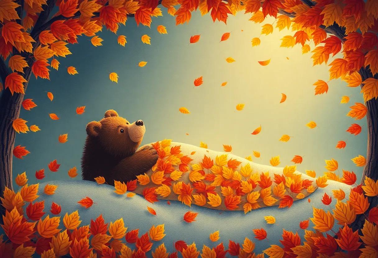 A⁣ Blanket of Golden Autumn Leaves