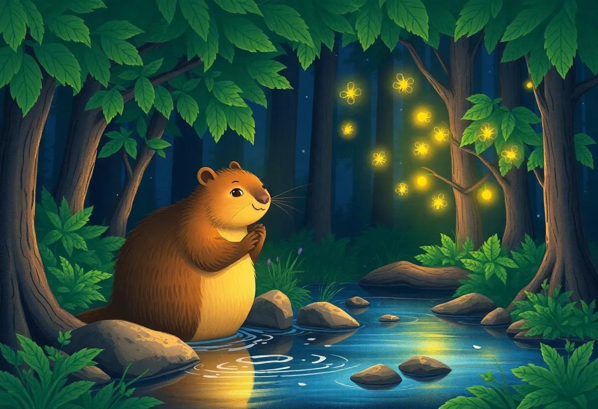 Glowing ⁤Fireflies Light the Forest⁤ Path