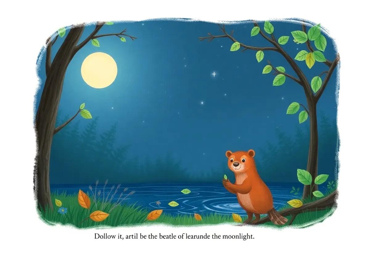 The Gentle Rustle of Leaves under the ⁤Moonlight