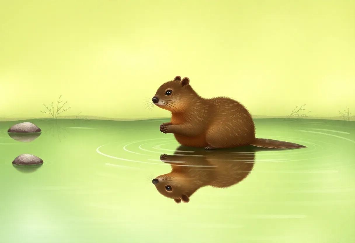 A ⁤Quiet⁣ Moment‌ by ⁤the Reflective Water