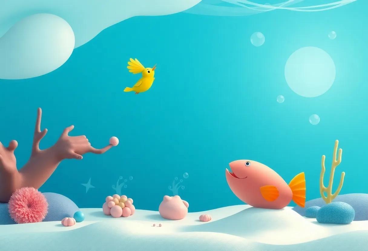 Laughter Echoes Beneath the Growing Coral Gardens