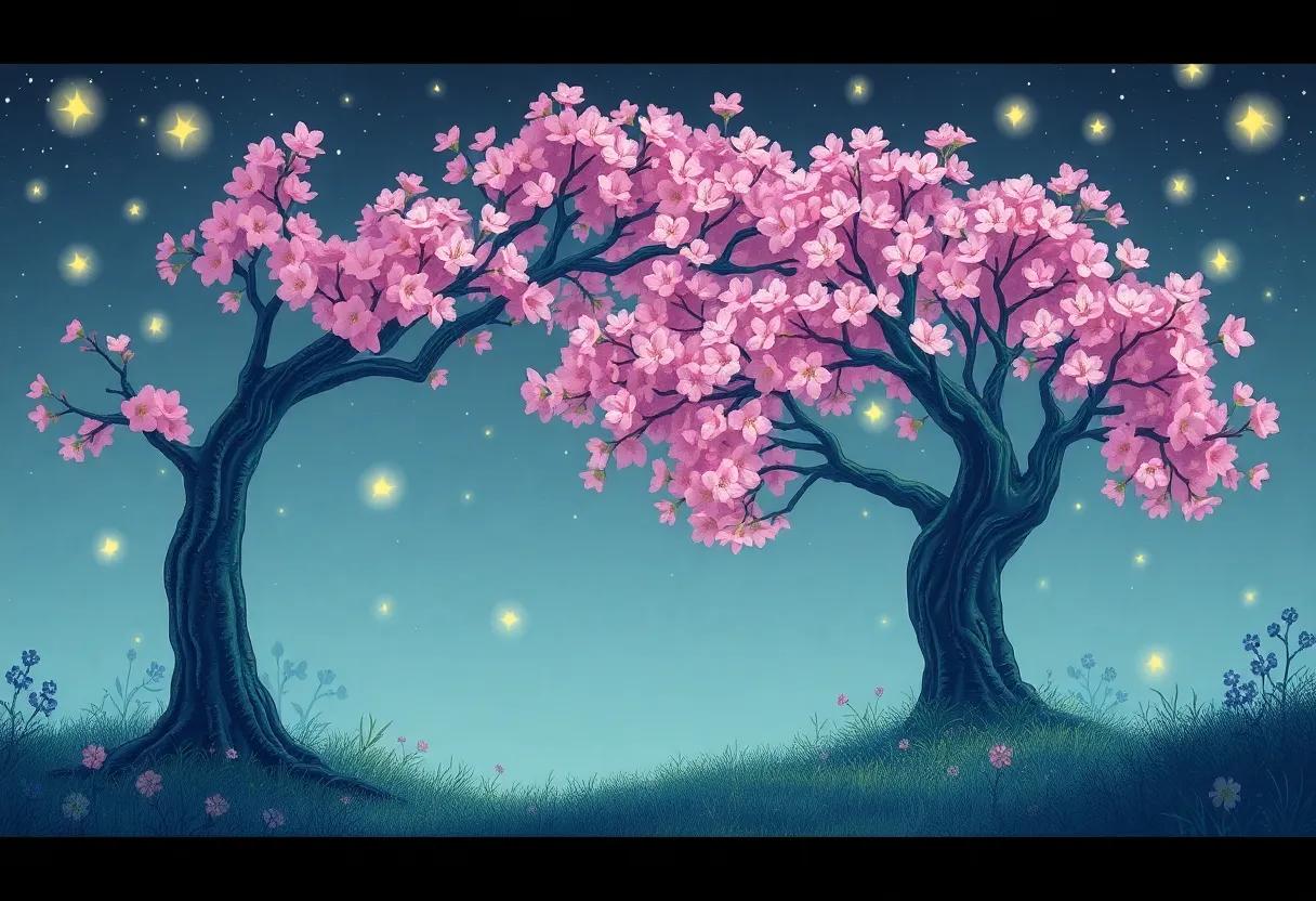 Guiding Stars​ illuminate ​the Mysterious Forest Path