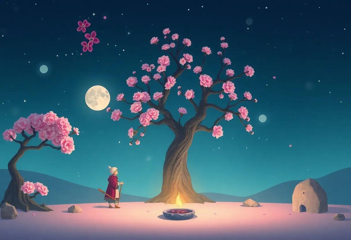 Guardians of the Blossom Tree's Ancient Power